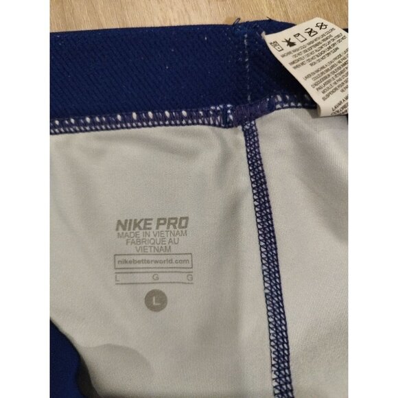 Nike Pro Game Royal Cool Tracer Training Capri Leggings Size L - Picture 10 of 15